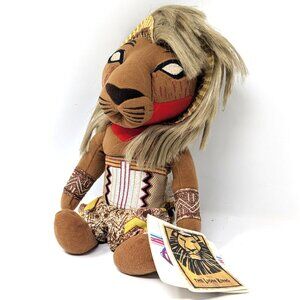 Lion King Broadway Debut Simba Plush 10" Disney Bean Bag Julie Taymor NWT 1997